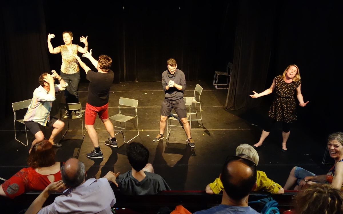 Stage improvisation théâtre week-end octobre Paris