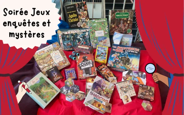 Soirée jeux de société : enquêtes, puzzles et autres mystères