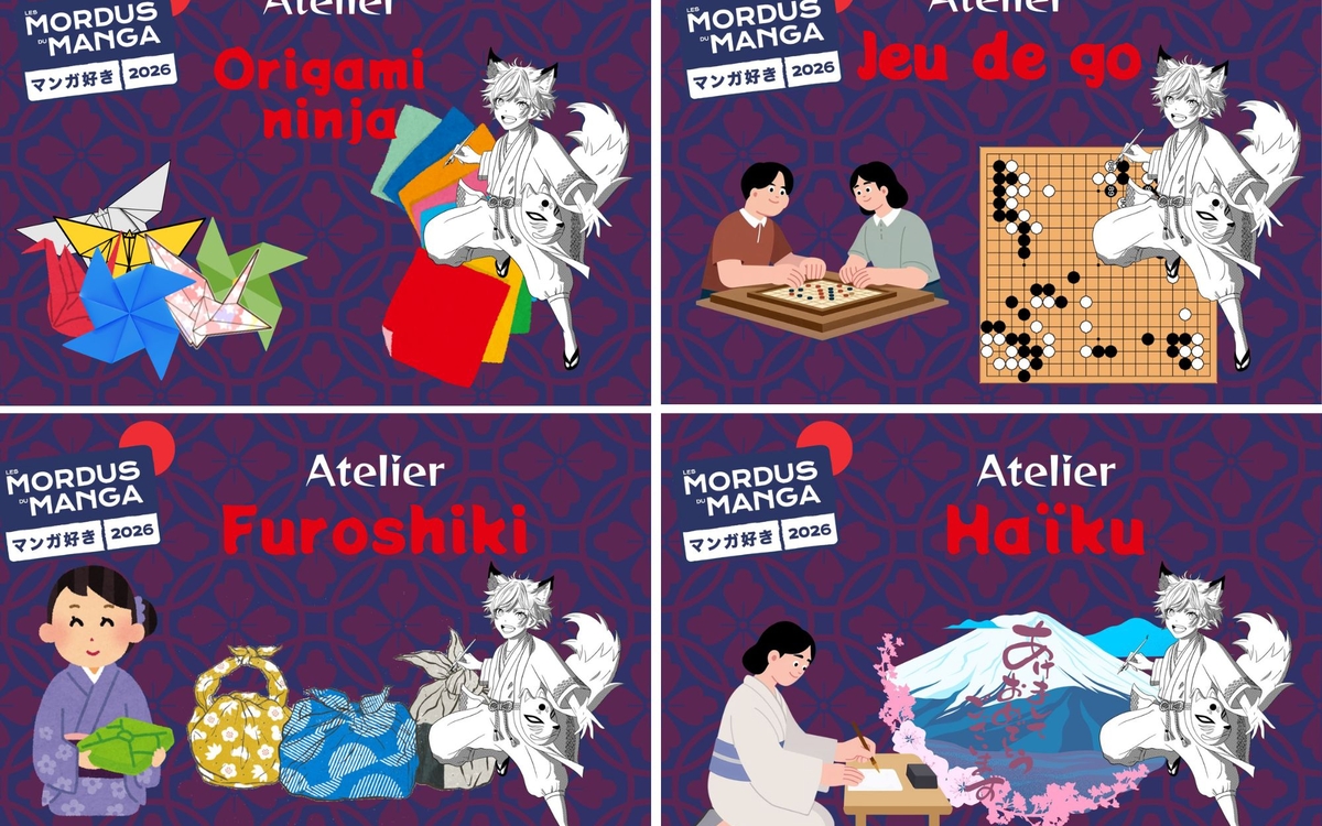 Ateliers Mordus du manga à la bibliothèque Claire Bretécher