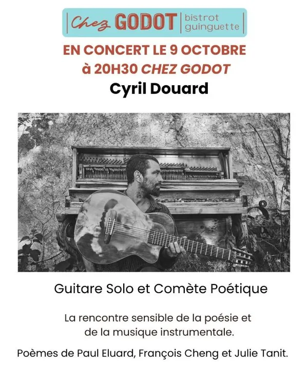 Concert de Cyril Douard Chez Godot