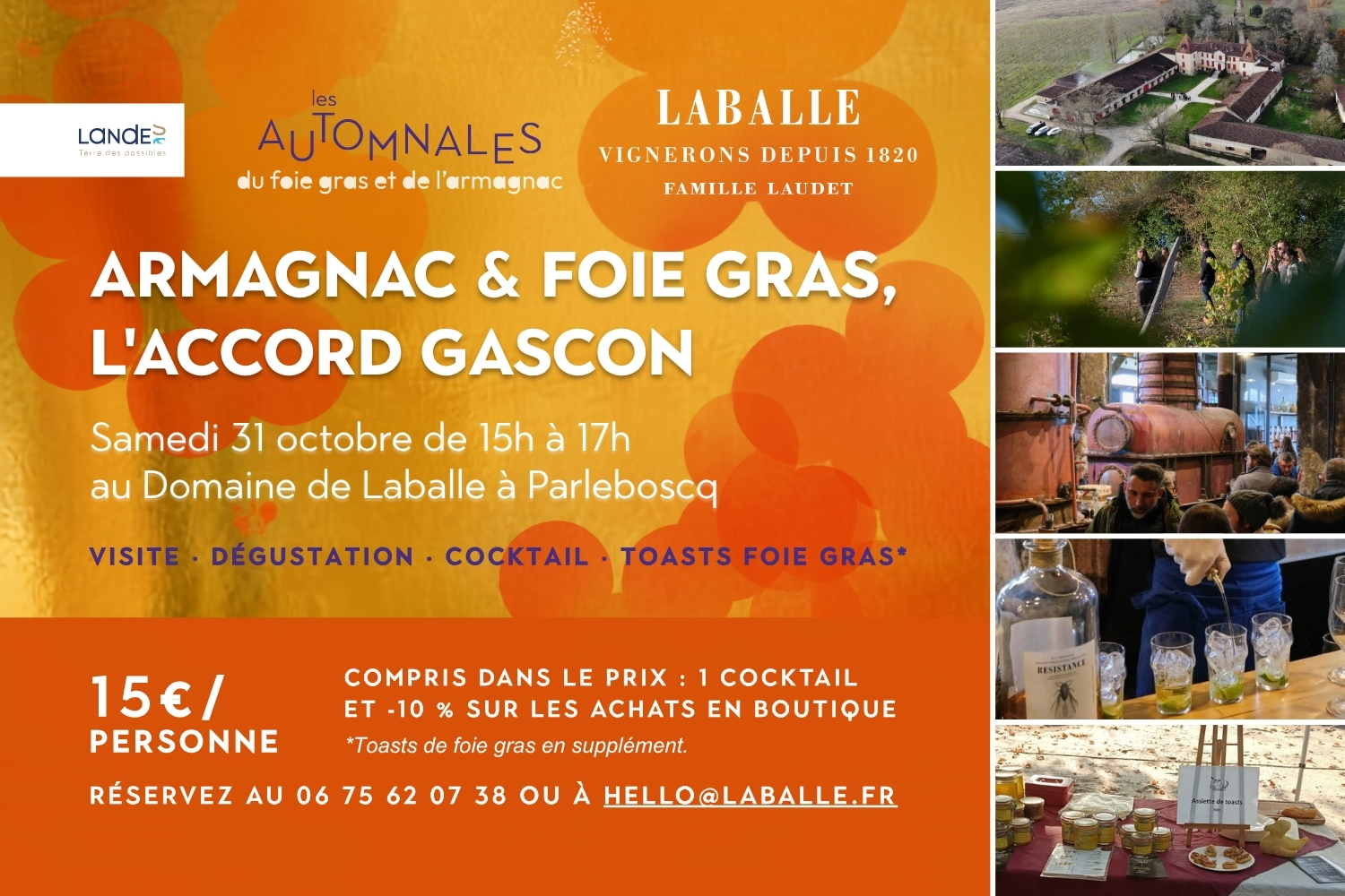 Immersion Armagnac : visite, dégustation et cocktail