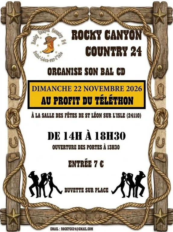 Bal country du Téléthon