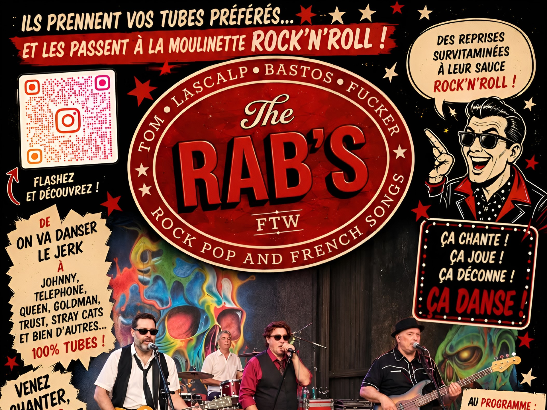 The Rab’s : concert de rock’n’roll