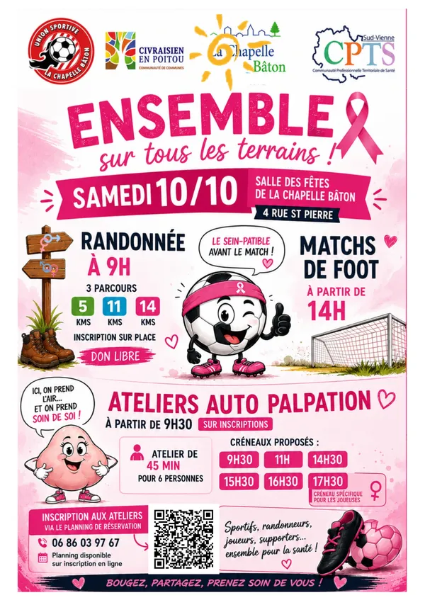 Ensemble sur tous les terrains !
