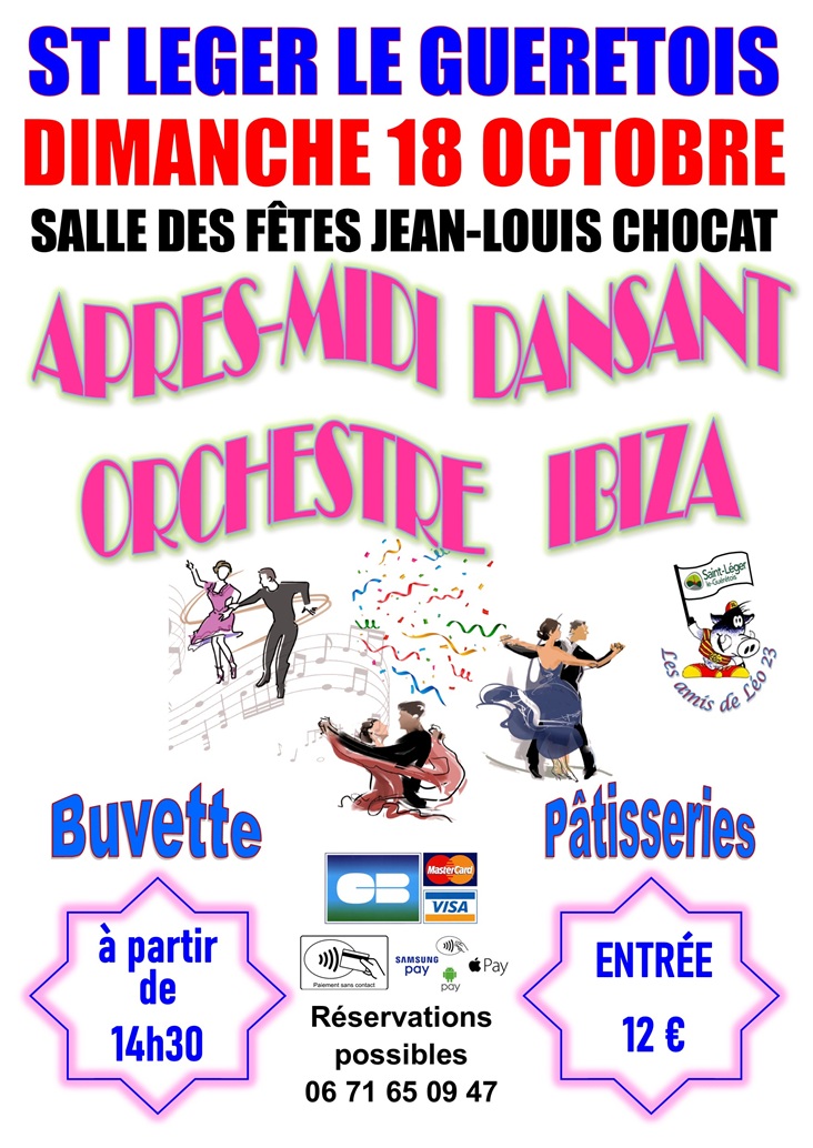 Après-midi dansant - Orchestre Ibiza