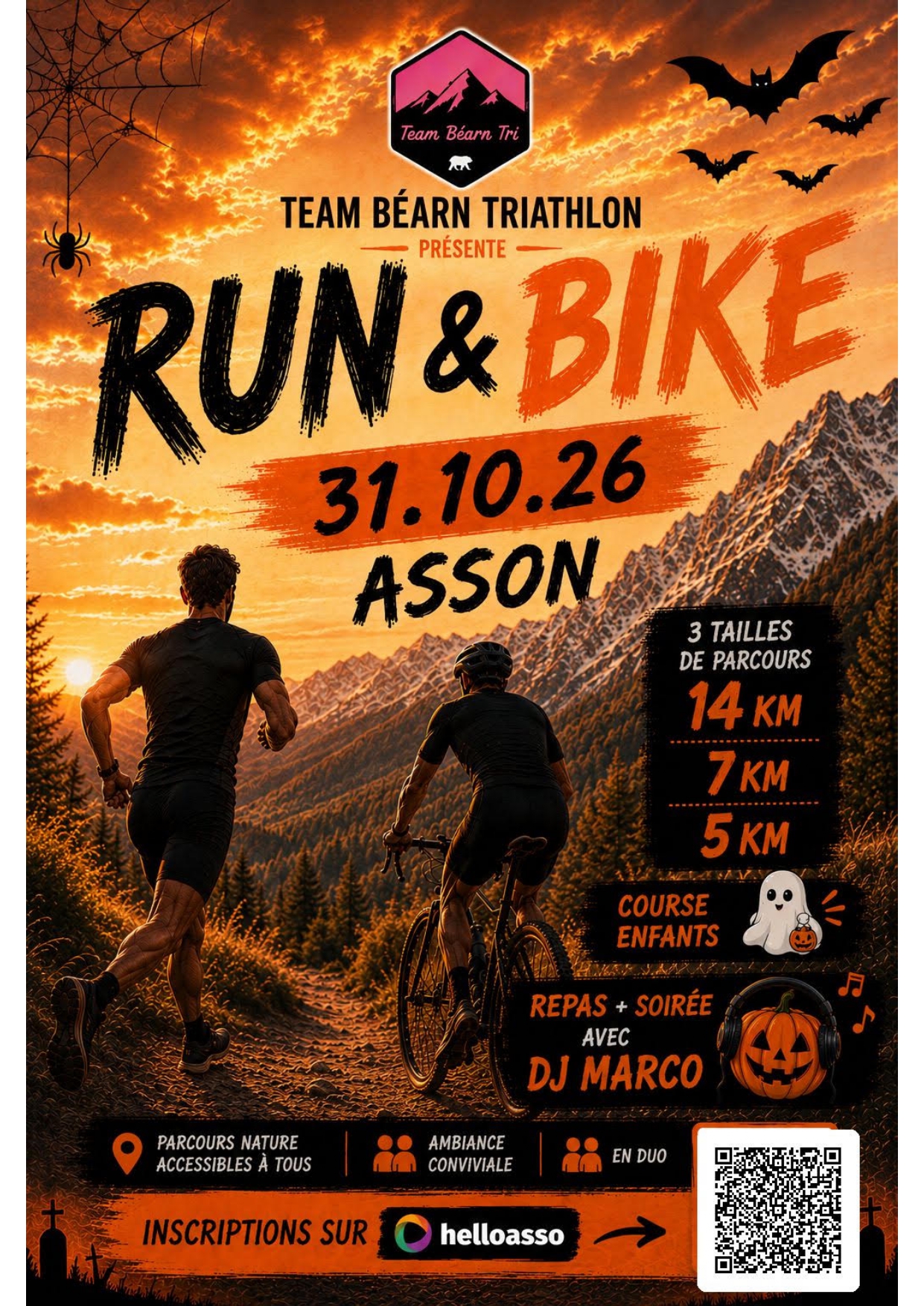 Run and bike