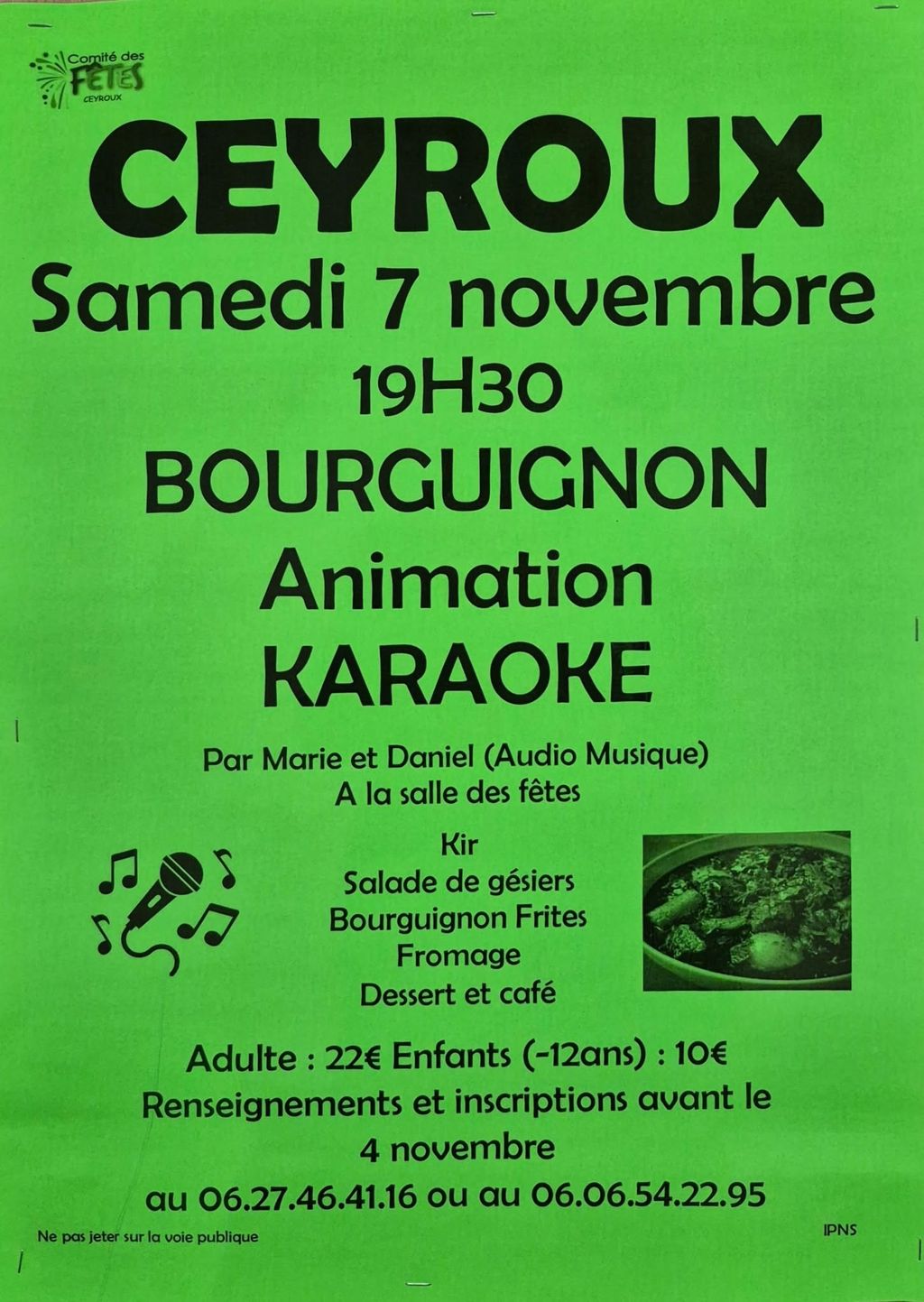 Soirée Bourguignon