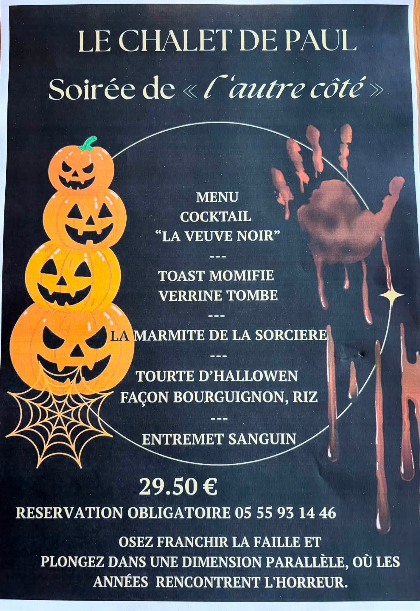 Chalet de Paul : Soirée de "l'autrecôté"