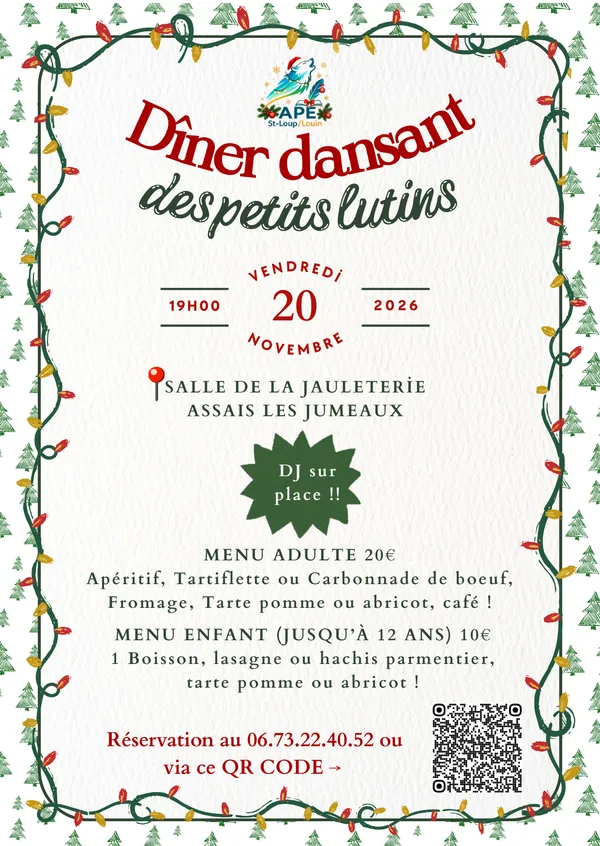 Dîner dansant des petits lutins