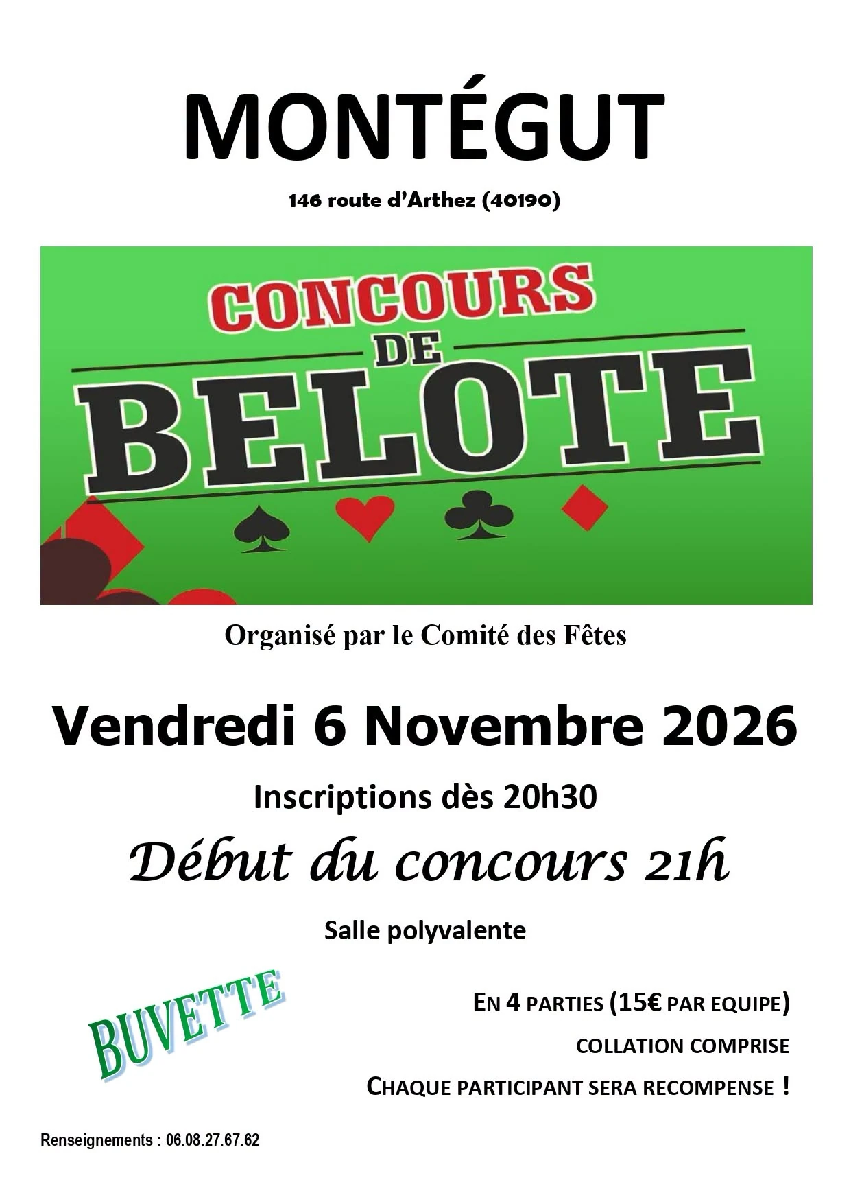 Concours de Belote