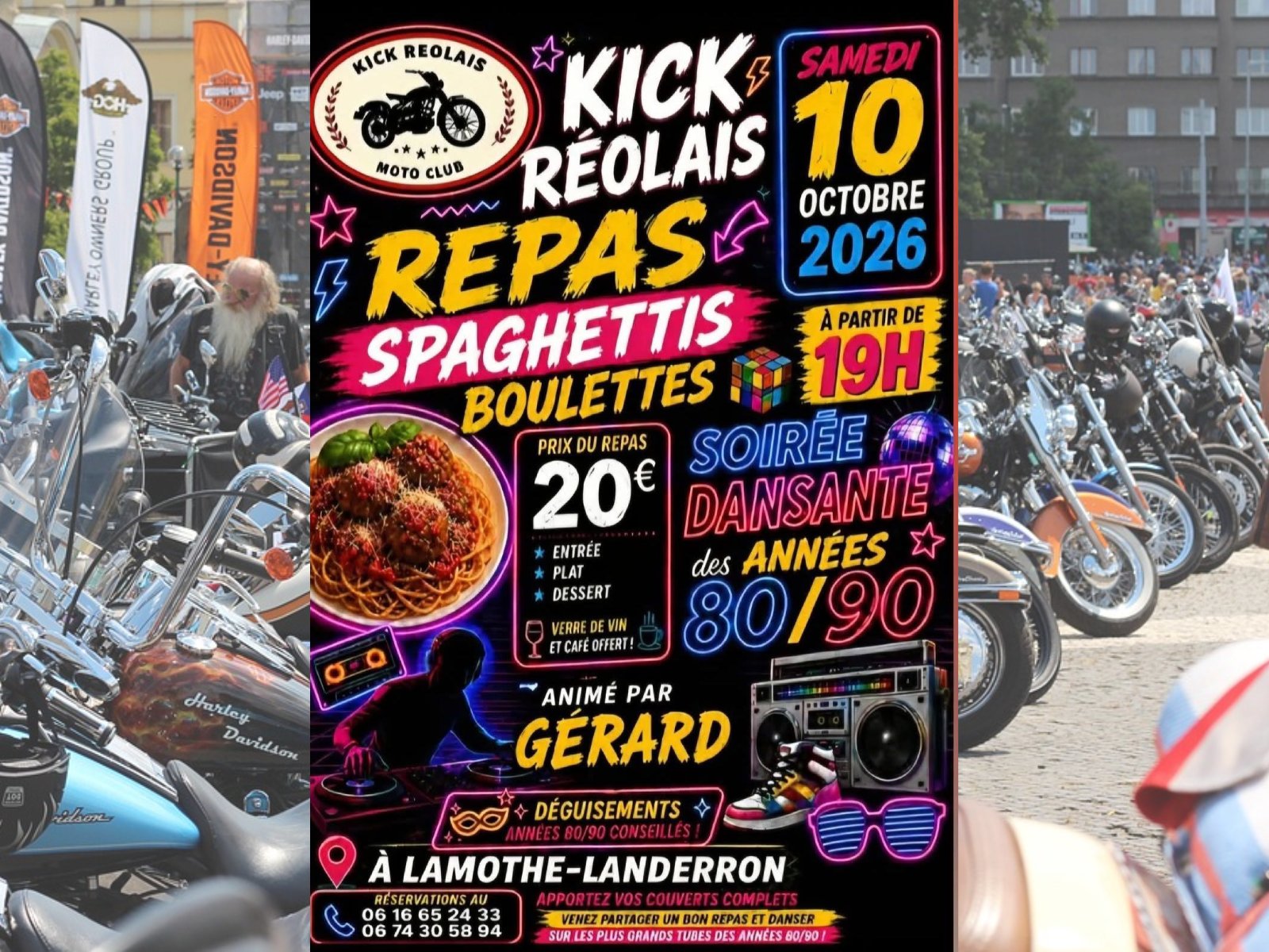 Repas du Kick Réolais