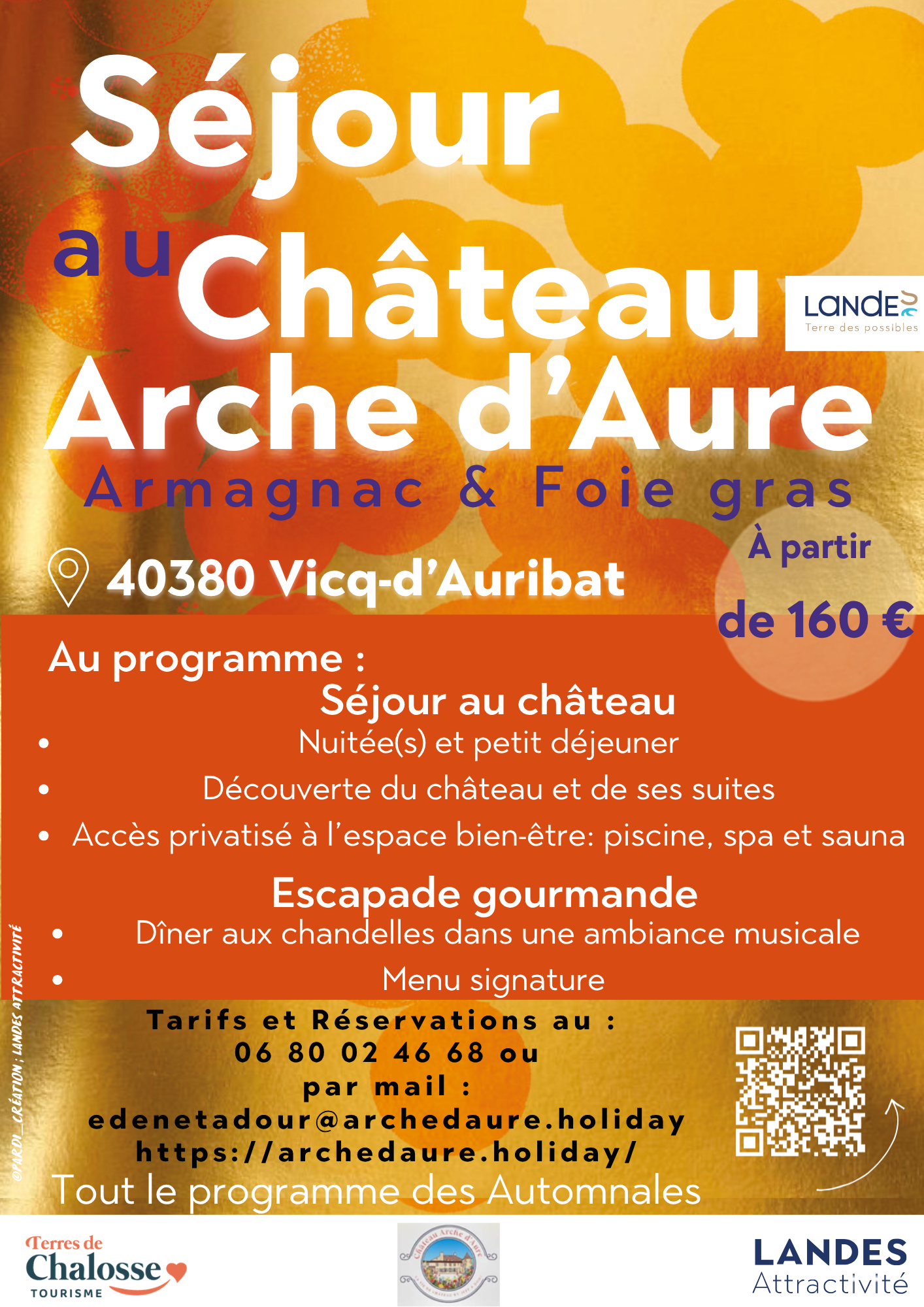Offre de séjours "Automnales du foie gras et de l'armagnac" du 1er au 31 octobre 2026