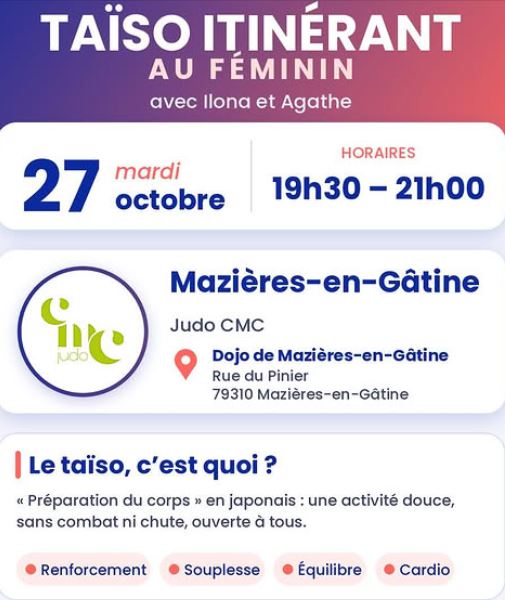 TaÏso itinérant au féminin