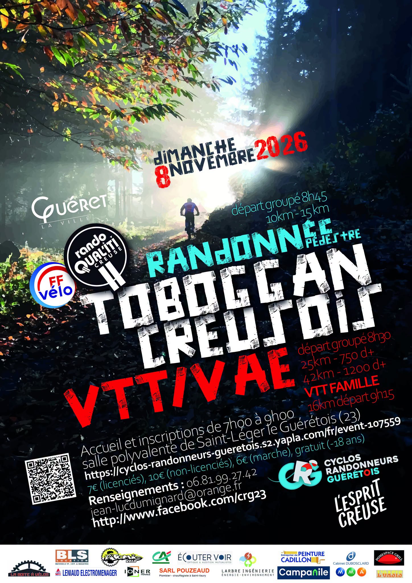Le Toboggan Creusois : VTT et Randonnée pédestre