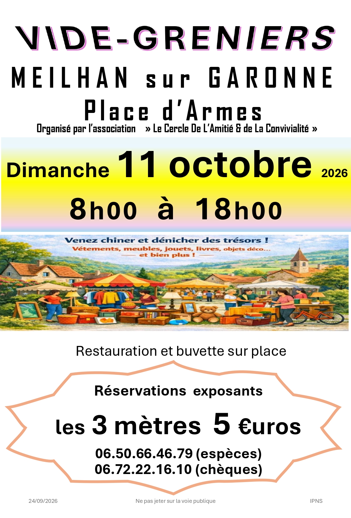 Vide-greniers à Meilhan-sur-Garonne