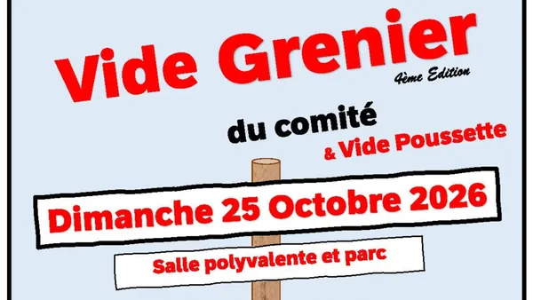 Vide grenier et Vide poussette
