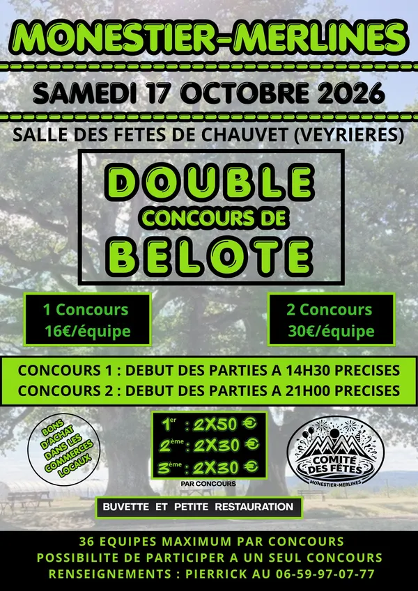 Double concours de belote