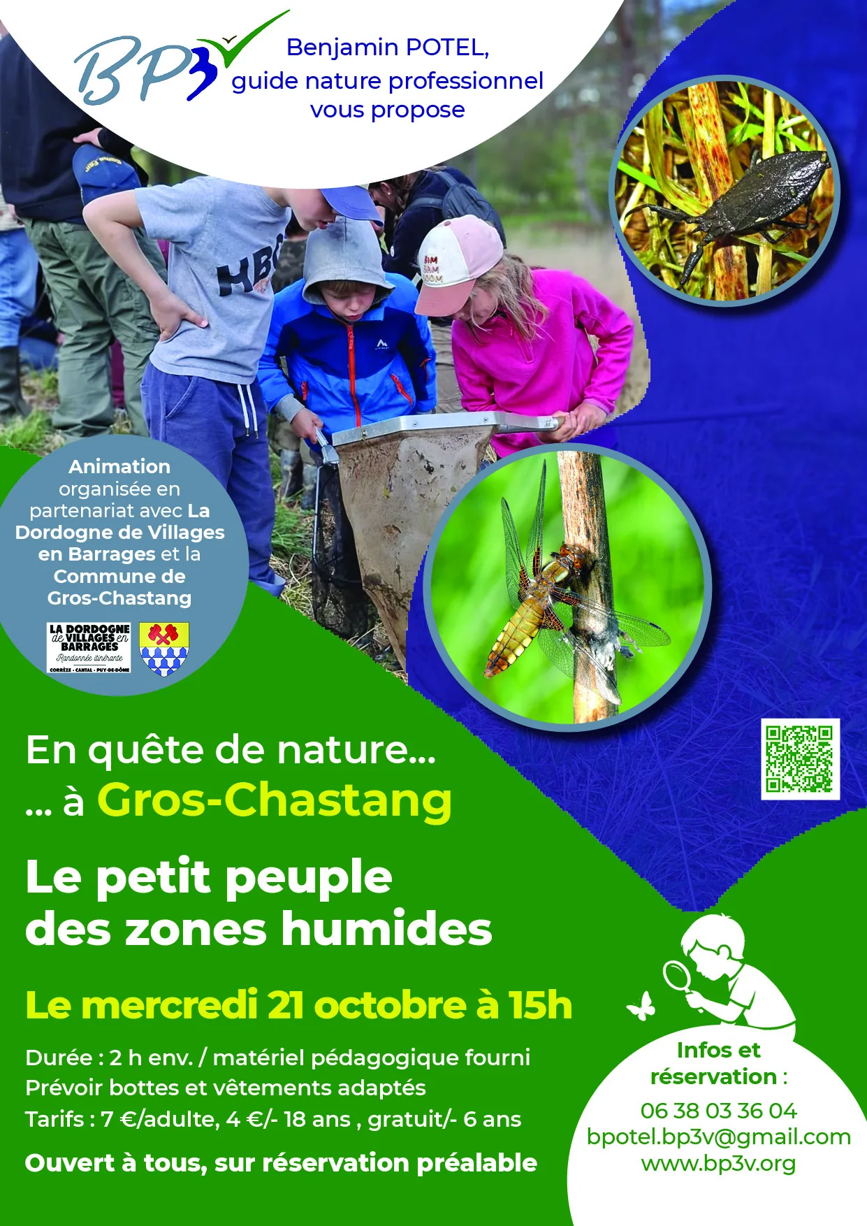 Atelier - En quête de Nature : "Le petit peuple des zones humides"
