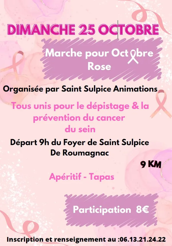 Marche pour Octobre Rose