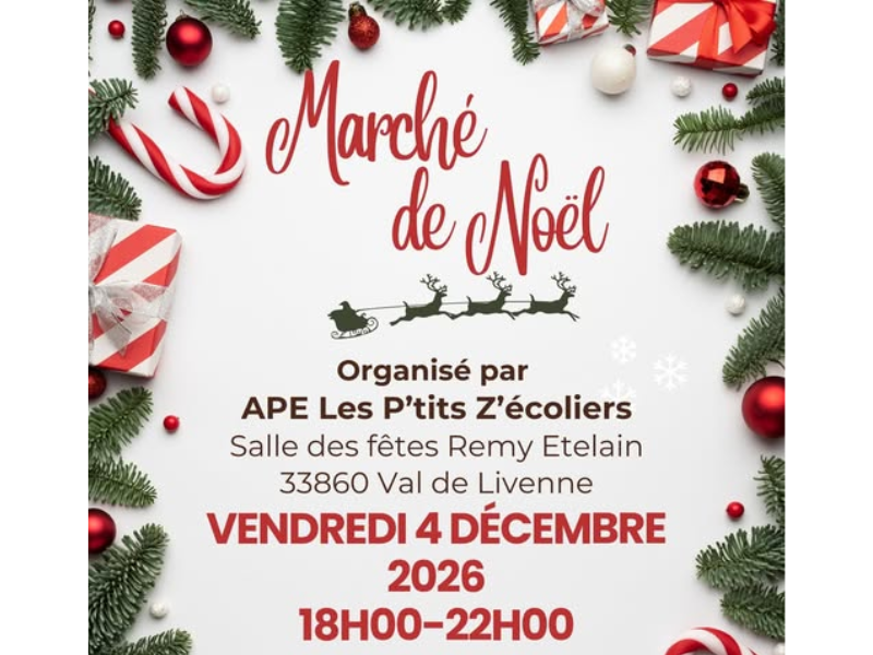 Marché de Noël des P'tits Z'écoliers