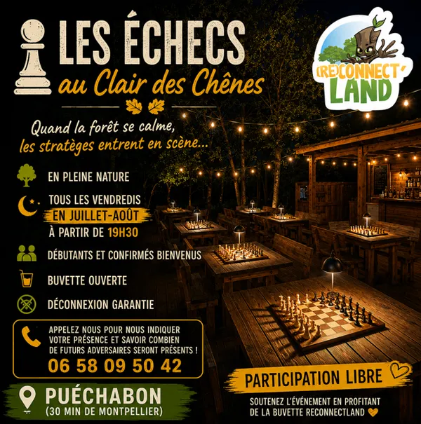 LES ÉCHECS AU CLAIR DES CHÊNES