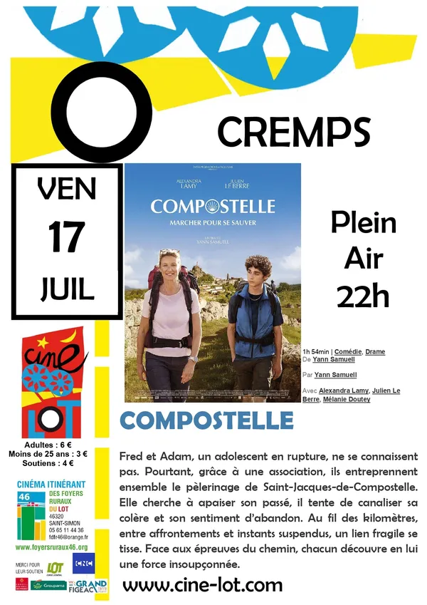 Ciné-Lot en plein air : "Compostelle"