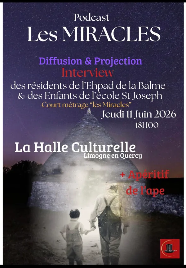 Diffusion et projection "Les Miracles"