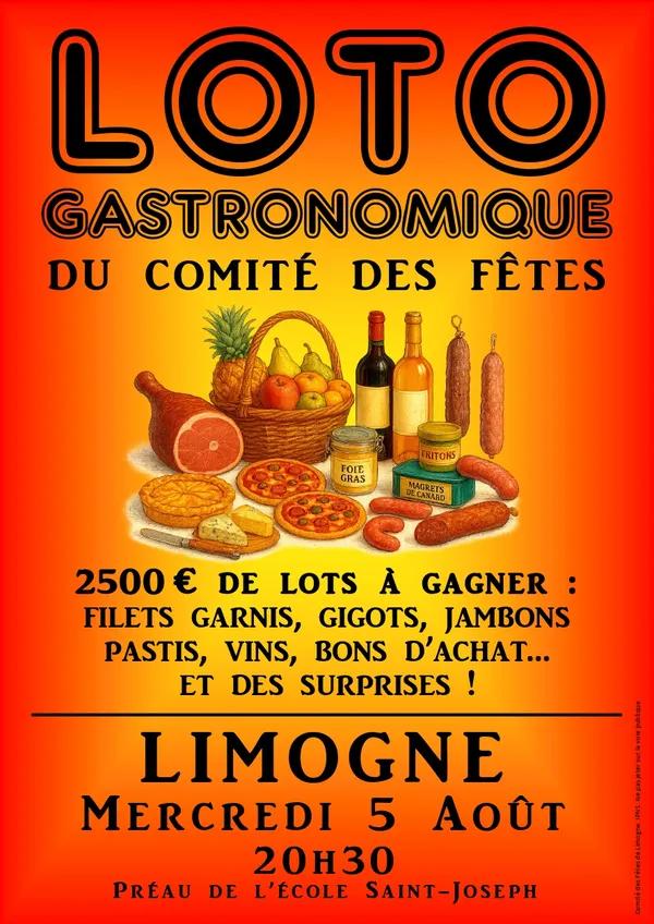 Loto gastronomique à Limogne
