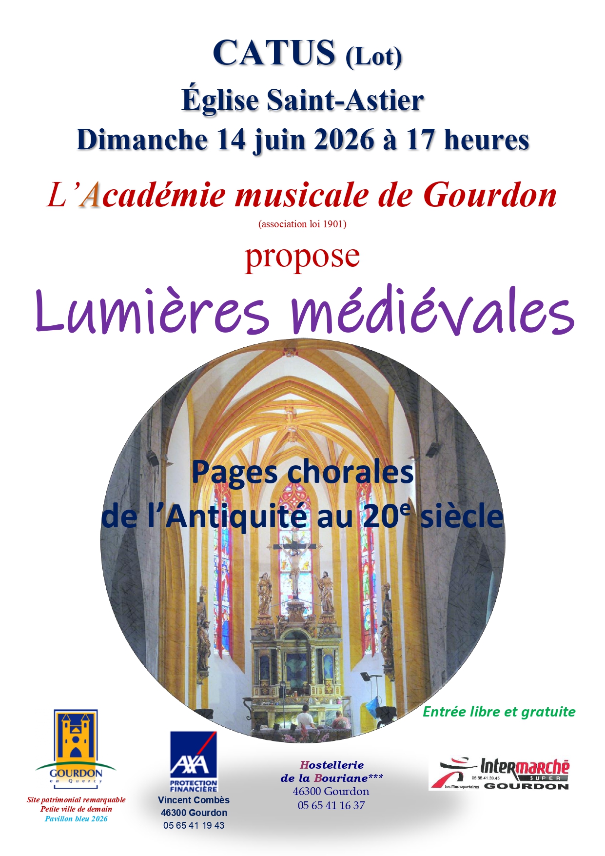 Concert Lumières médiévales