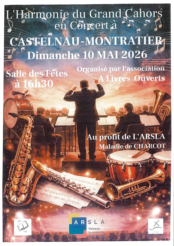 Concert à Castelnau-Montratier : Harmonie du Grand Cahors