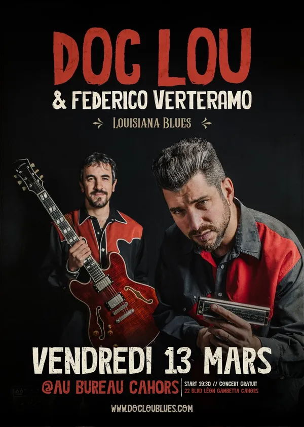 Concert au Bureau : Doc Lou & Federico Verteramo