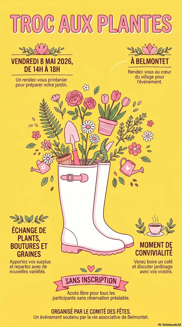 Troc aux plantes à Belmontet