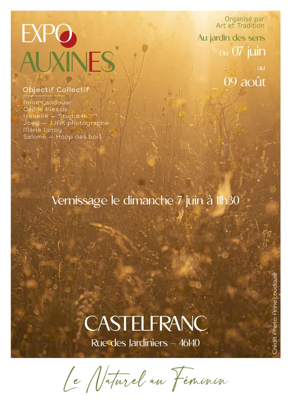 Cahors Juin Jardins : Exposition "Auxines" au Jardin des Sens