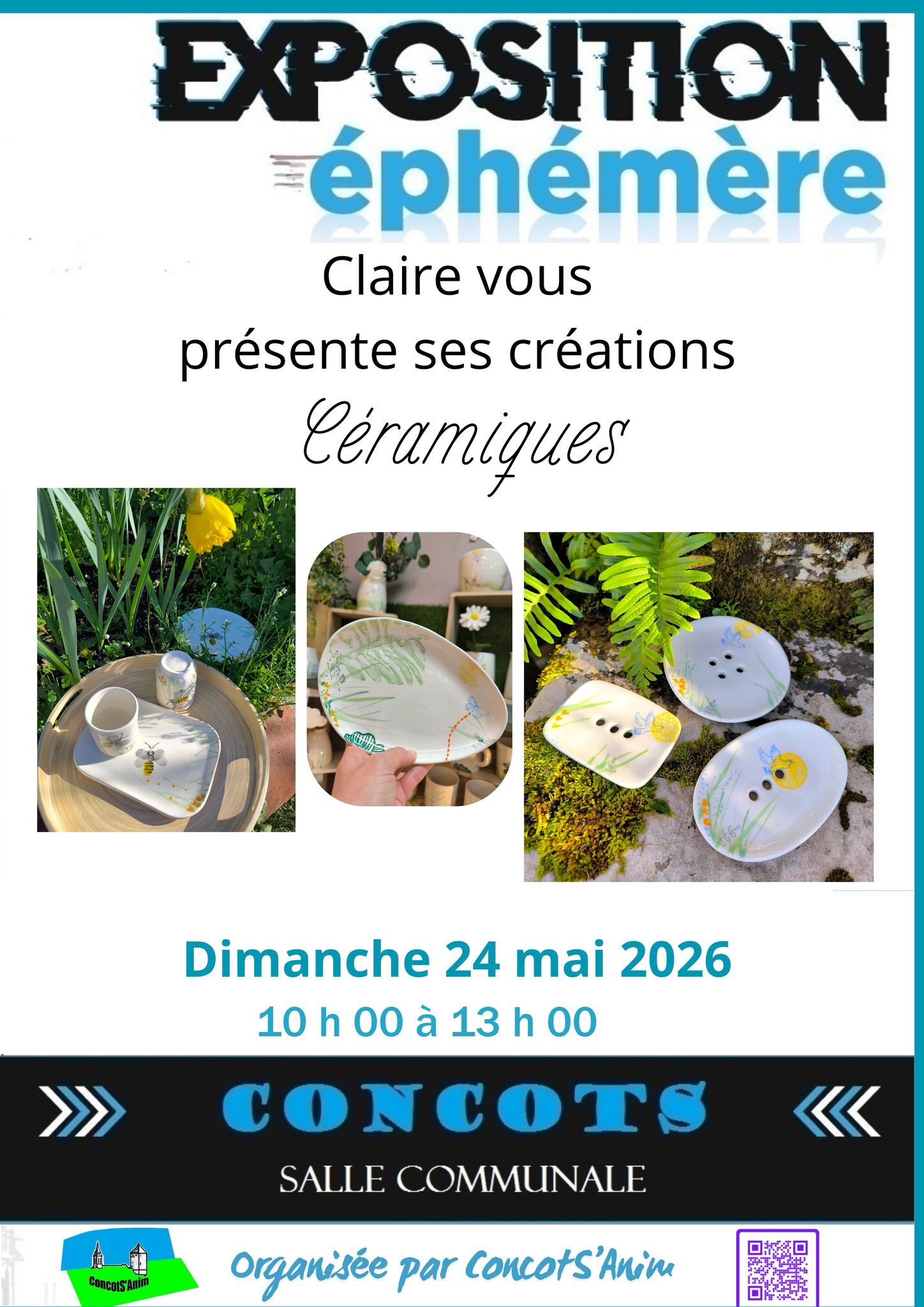 Exposition éphémère au foyer rural de Concots