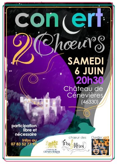 Concerts 2 Cœurs au Château de Cénevières