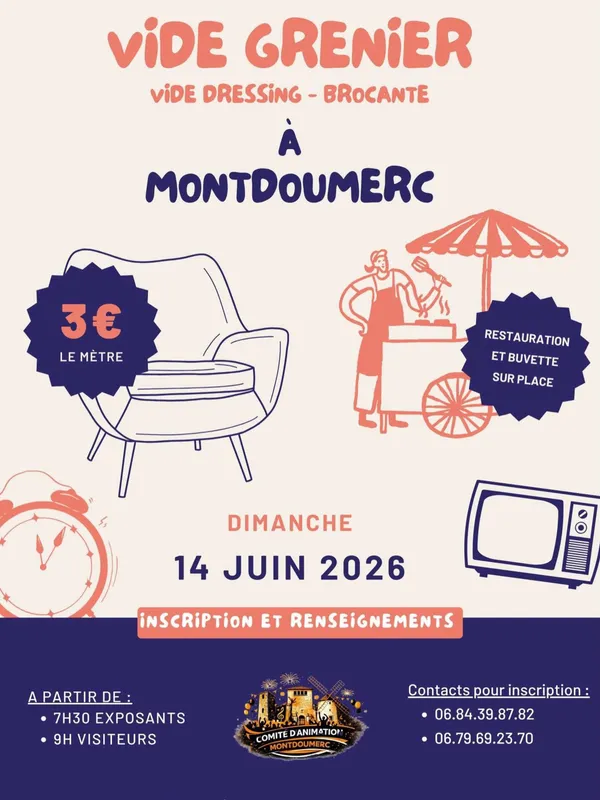 Vide-greniers - Vide dressing à Montdoumerc