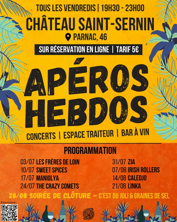 Apéro-hebdo au Château Saint-Sernin