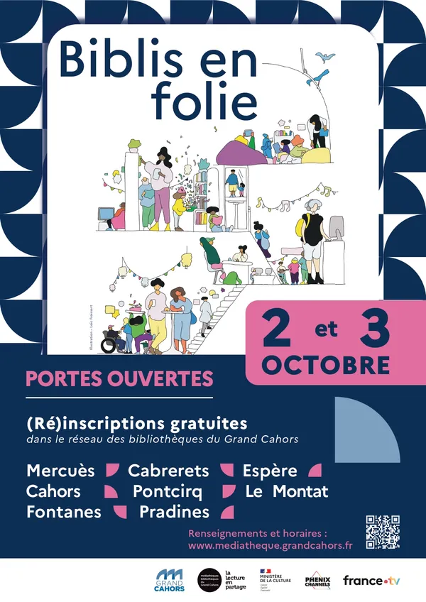Biblis en folie : Goûter lecture à la bibliothèque de Cabrerets