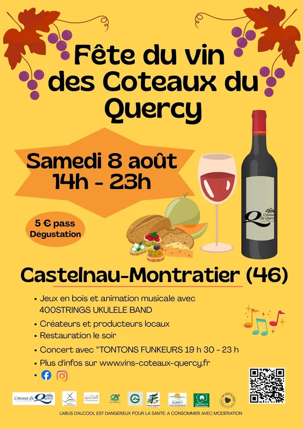 Fête du Vin des Coteaux du Quercy à Castelnau-Montratier