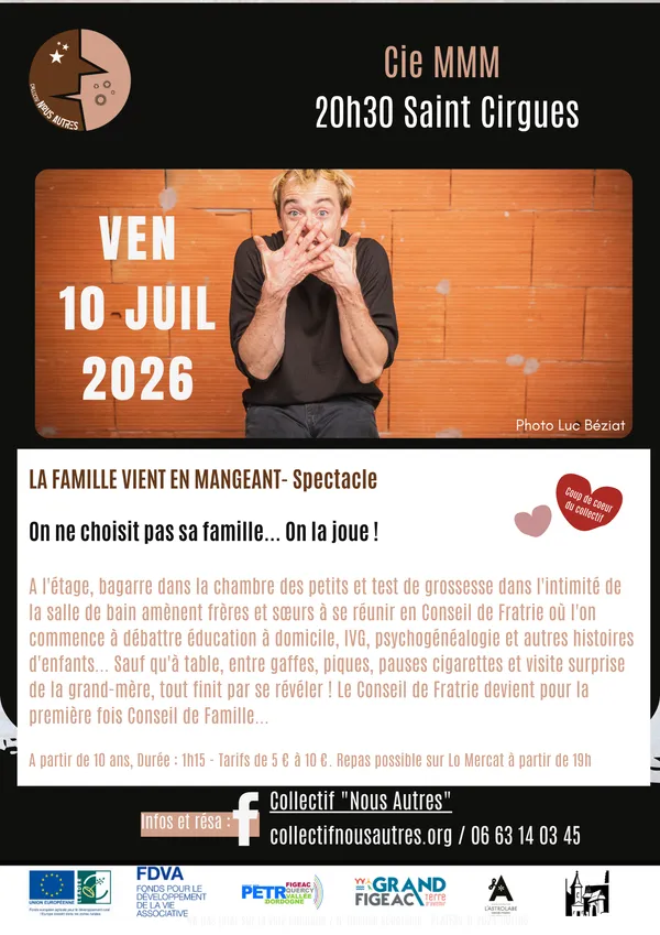 "La Famille vient en Mangeant" à Saint-Cirgues