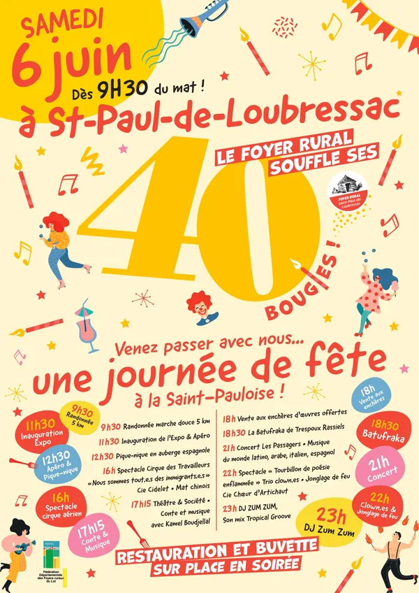 Jour de fête à Saint-Paul-de-Loubressac