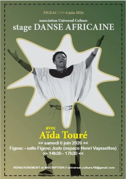 Stages de danse avec Universal culture à Figeac