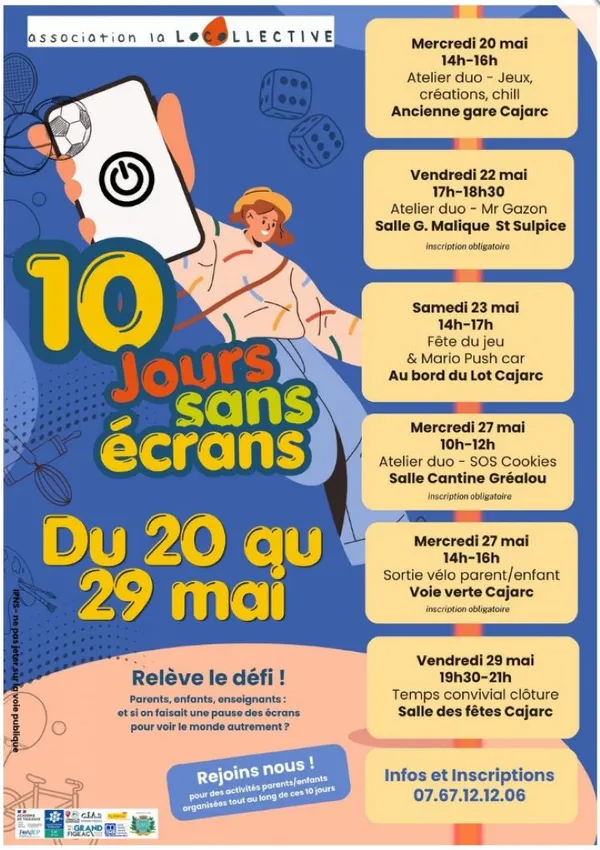 10 Jours sans écran à Cajarc