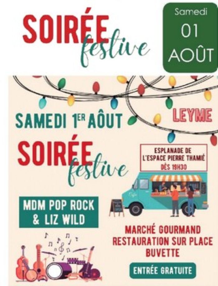 Marché gourmand et soirée festive à Leyme