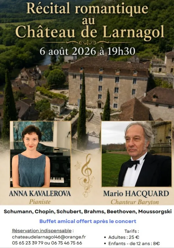 Récital romantique au Château de Larnagol