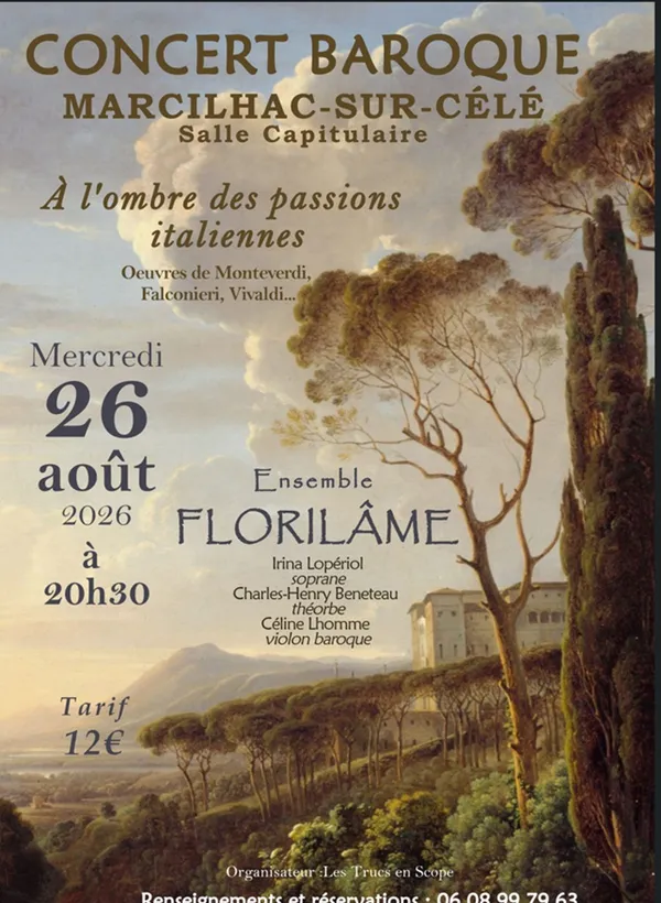 CONCERT BAROQUE avec l' Ensemble FLORILÂME