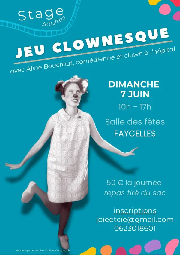 Stage de clown pour adultes à Faycelles