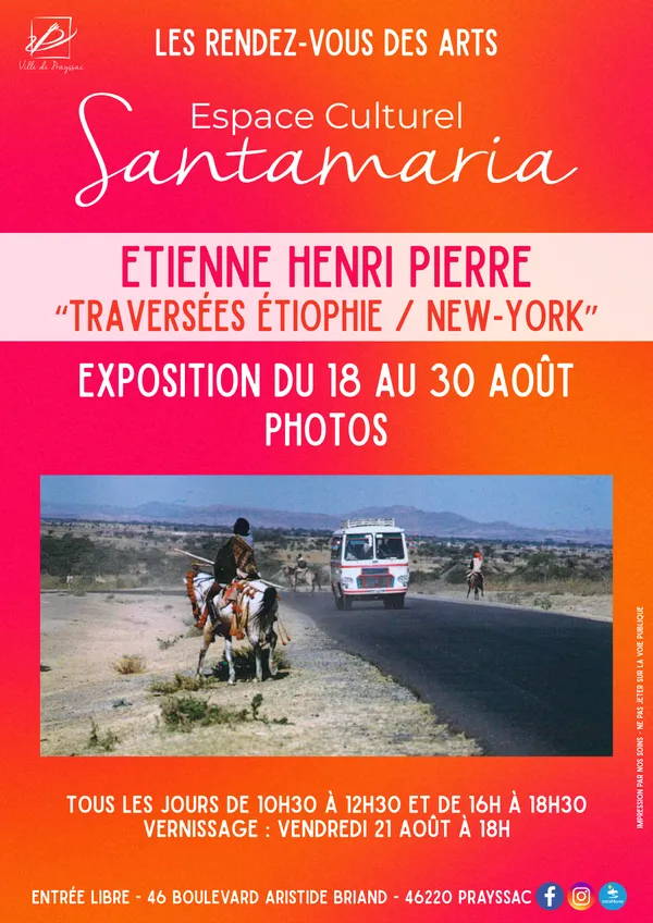Exposition à Santamaria: "Traversées Éthiopie /New-York"