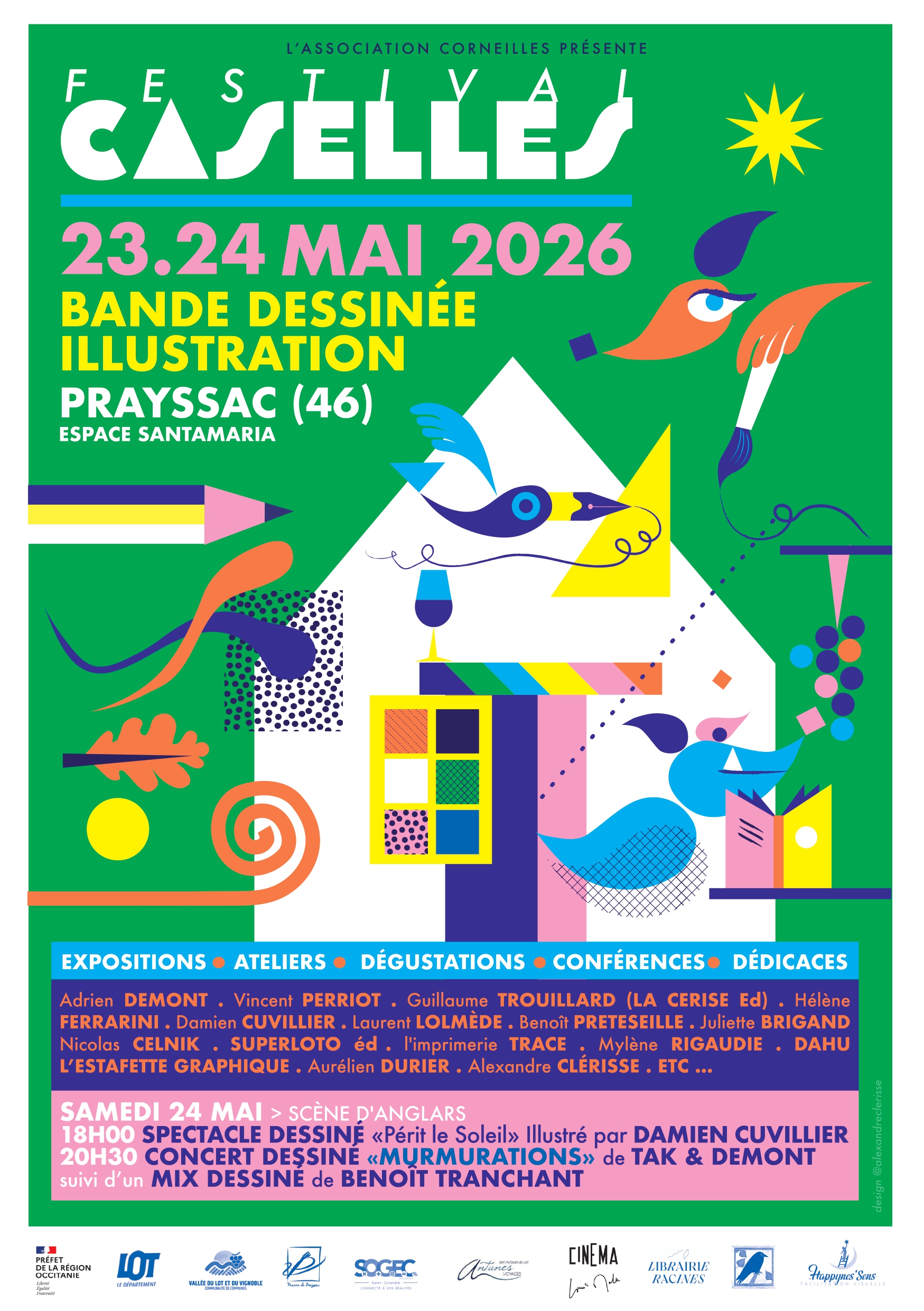 Festival Caselles : Spectacles à la scène d'Anglars