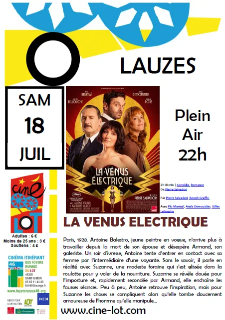 Ciné Lot à Lauzès, séance en plein air